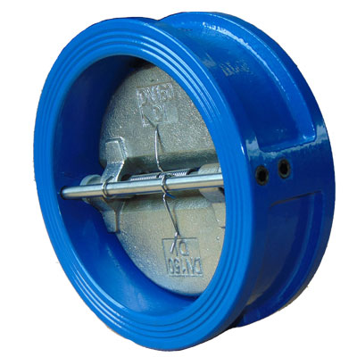 еCast iron wafer check valve