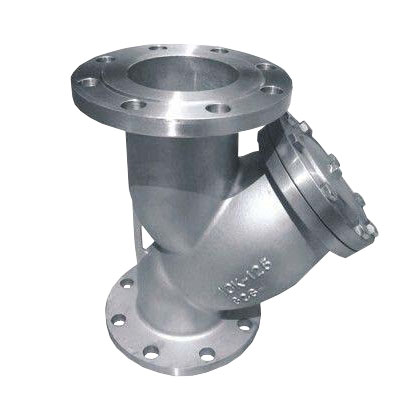 еStainless steel flanged Y-strainer